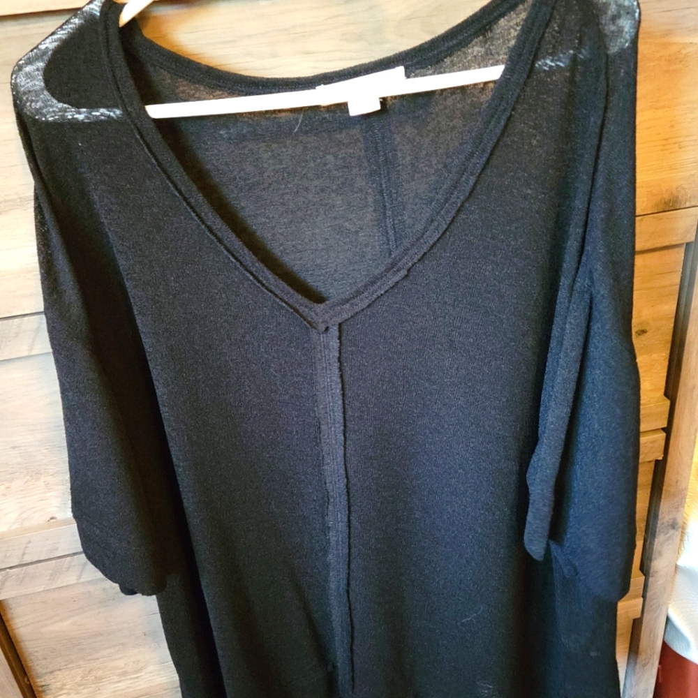 Chic Soul Black Blouse 1x